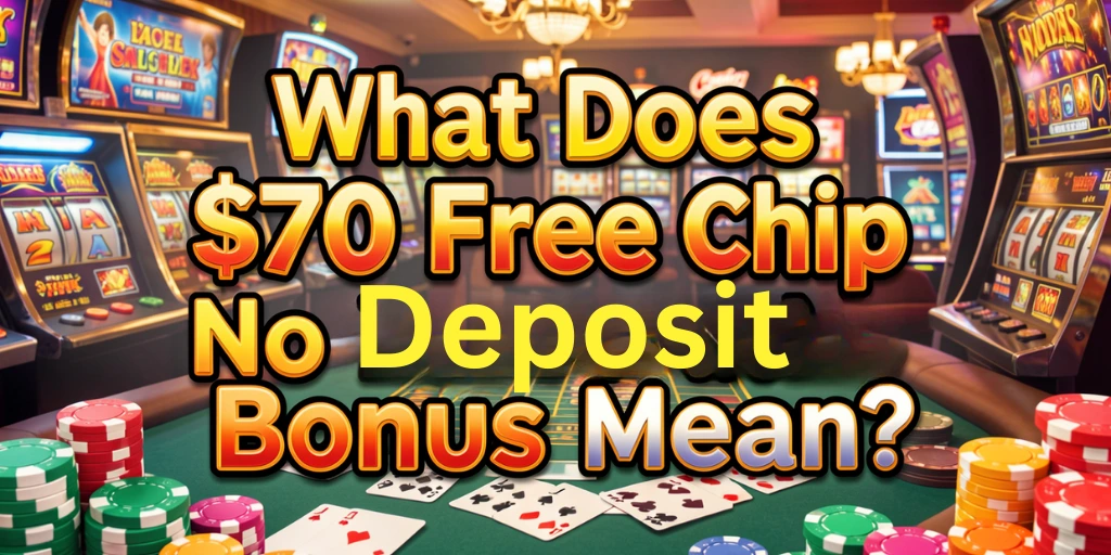 What Does $70 Free Chip No Deposit Bonus Mean?
