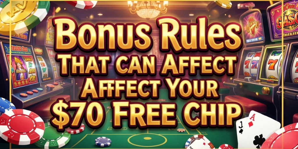 Bonus Rules That Can Affect Your $70 Free Chip